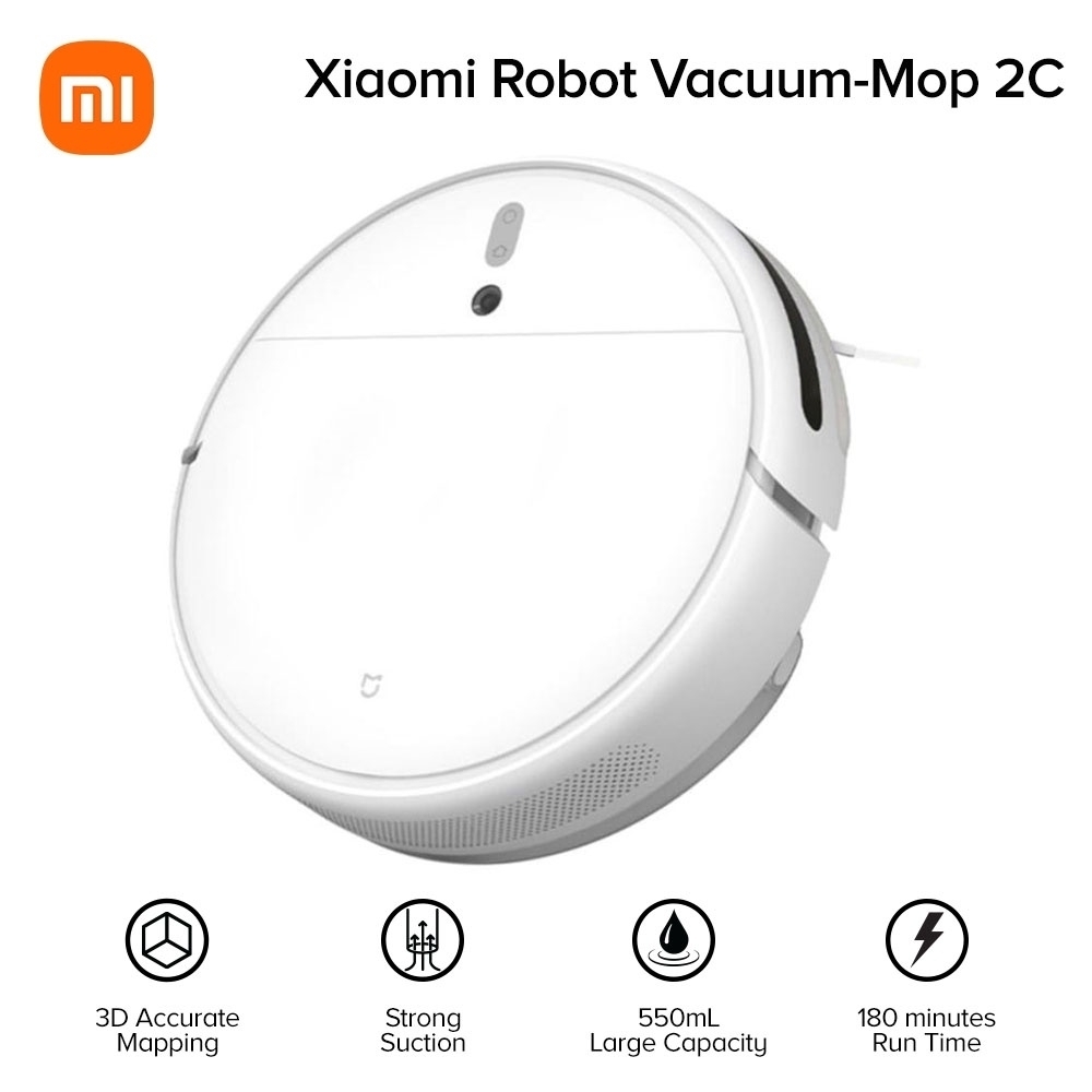 Robot Aspirador Xiaomi Robot Vacuum-Mop 2C XMSTJQR2C - Bivolt